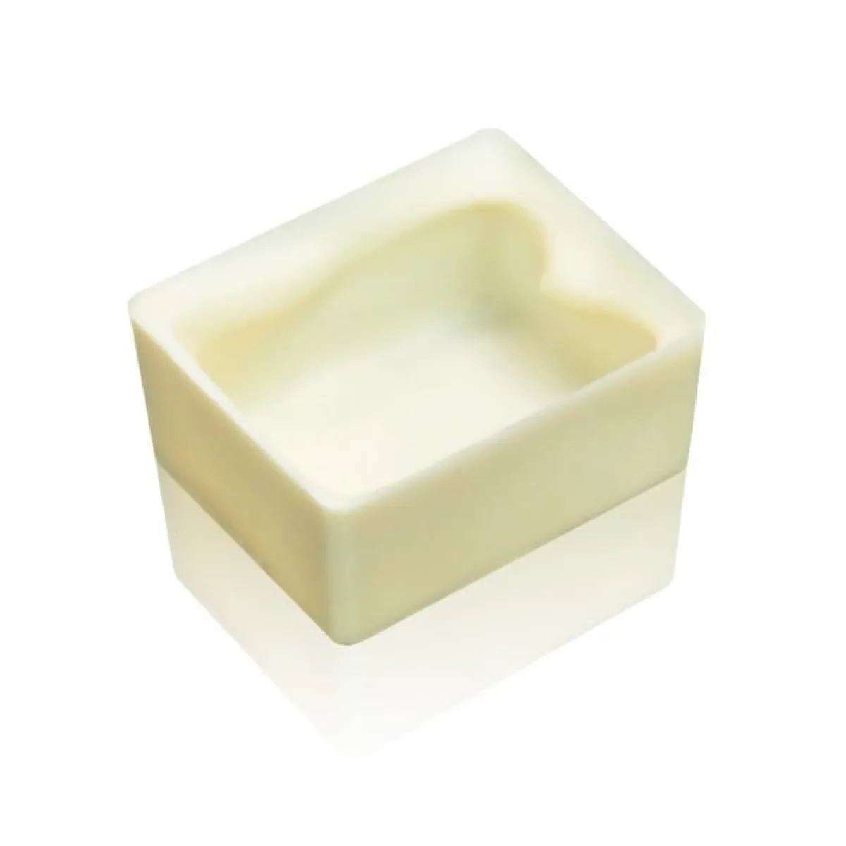 DV Foods DV Chocoladedecoratie Kuipje Rechthoek Wit 70st