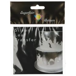 Sugarflair Eetbaar Bladzilver 1 sheet Clearance
