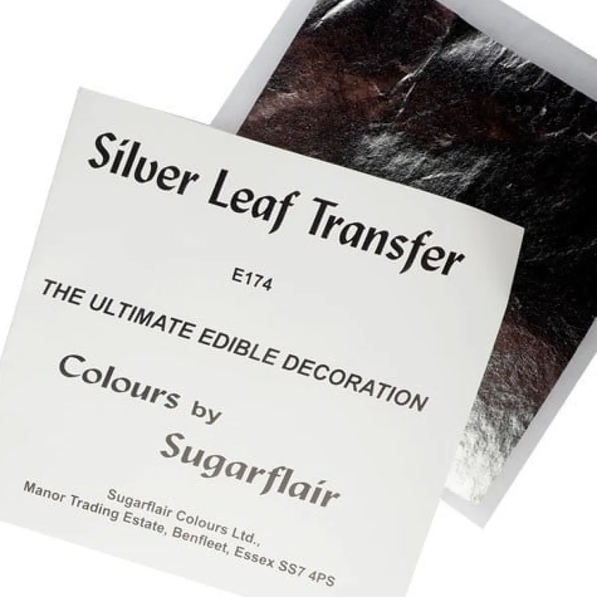 Sugarflair Eetbaar Bladzilver 1 sheet Clearance