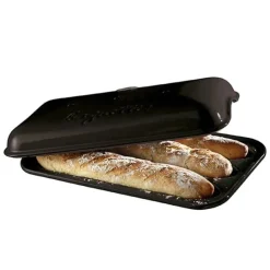 Emile Henry Baguettesvorm Fusain 39x24cm Hot