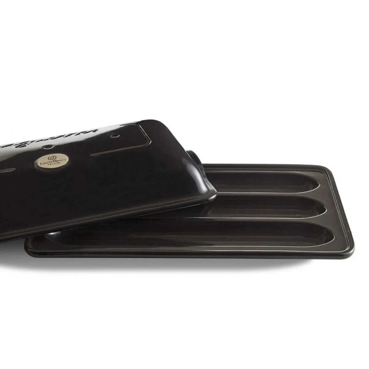 Emile Henry Baguettesvorm Fusain 39x24cm Hot