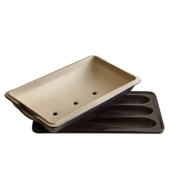 Emile Henry Baguettesvorm Fusain 39x24cm Hot
