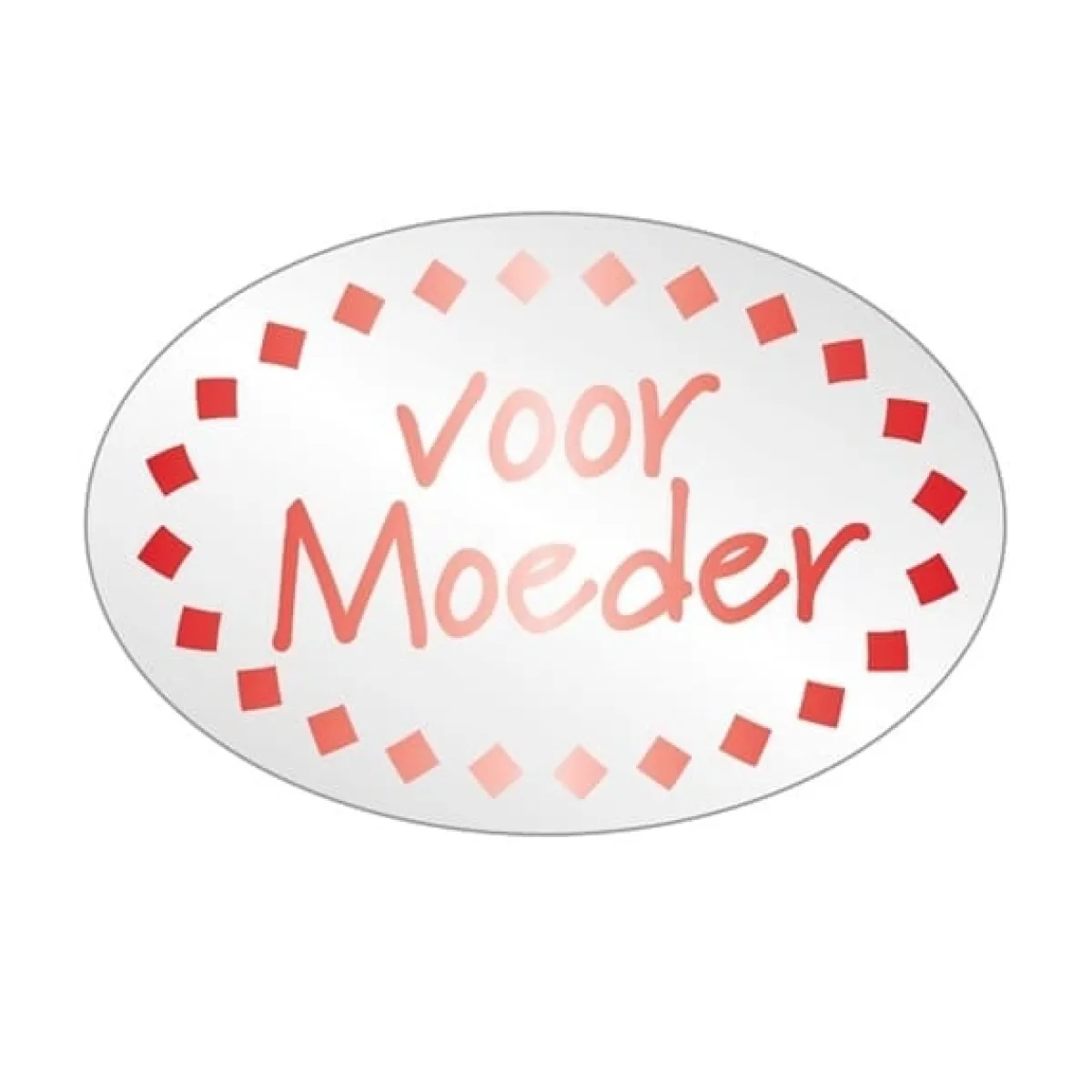 Etiket 'Voor Moeder' 500 stuks** Outlet