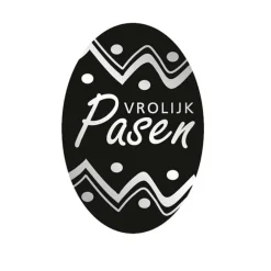 Overig Etiket 'Vrolijk Pasen' 500 stuks New