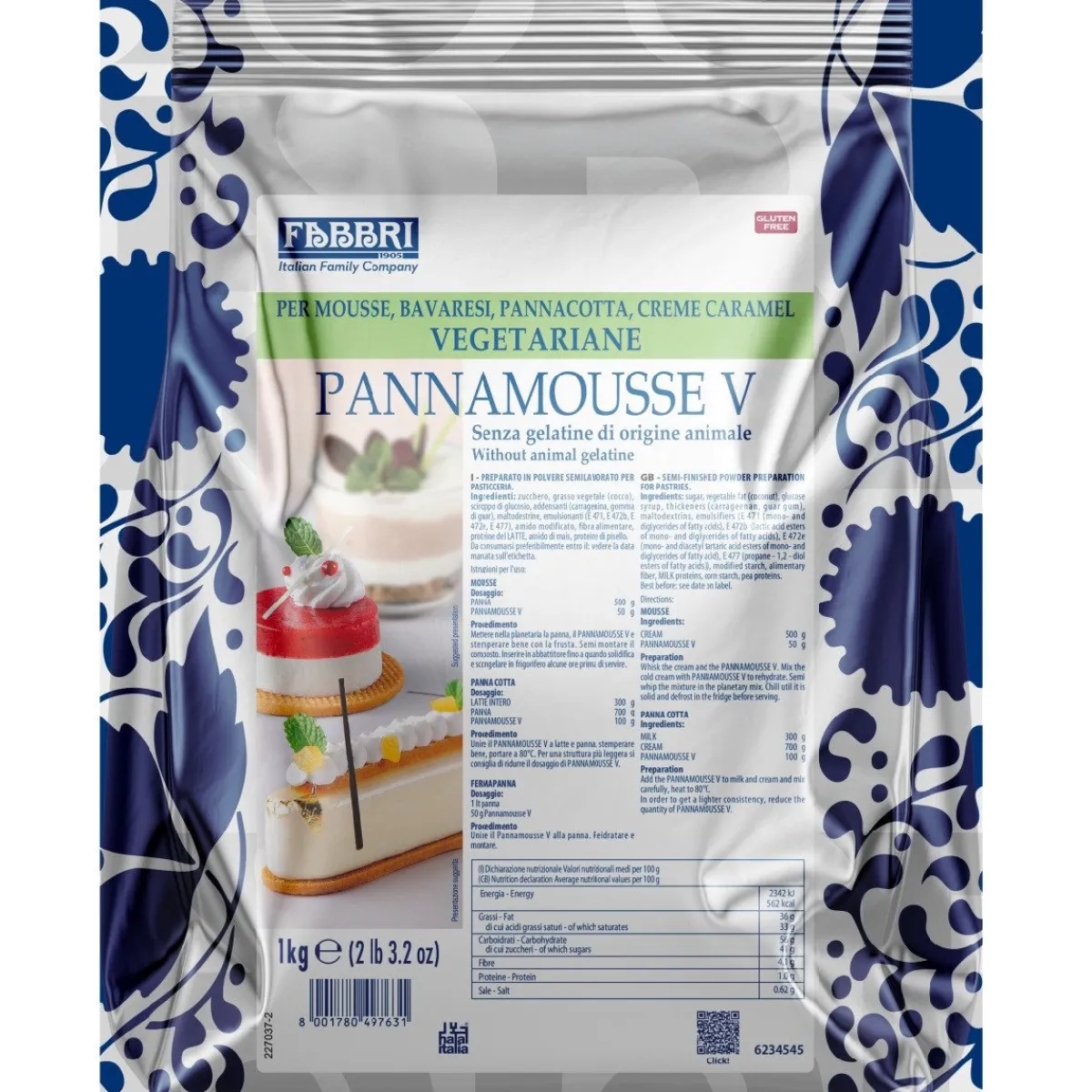 Fabbri Pannamousse 1kg Sale