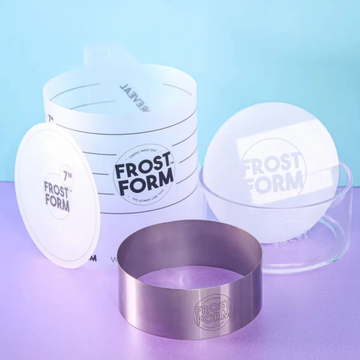 Frost Form Taart Coating Kit Rond 18cm New