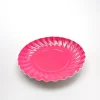 Overig Gebaksschoteltje Rond Ribbel Fuchsia Ø8,8cm 100st. Discount
