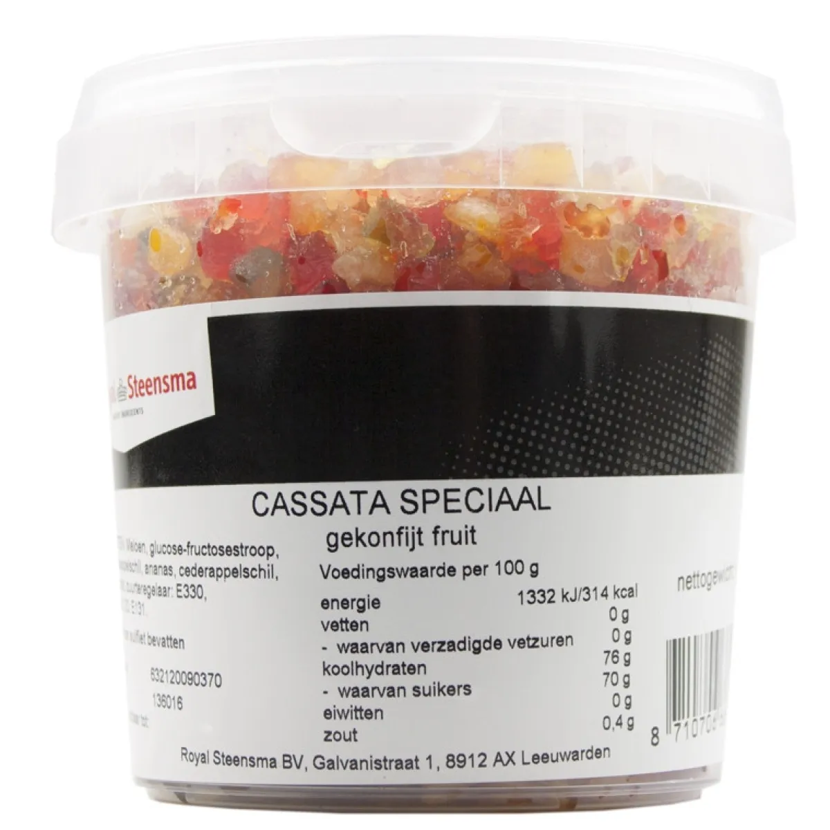 Royal Steensma Gekonfijte stukjes Cassata Speciaal 4x4mm 475gr Online