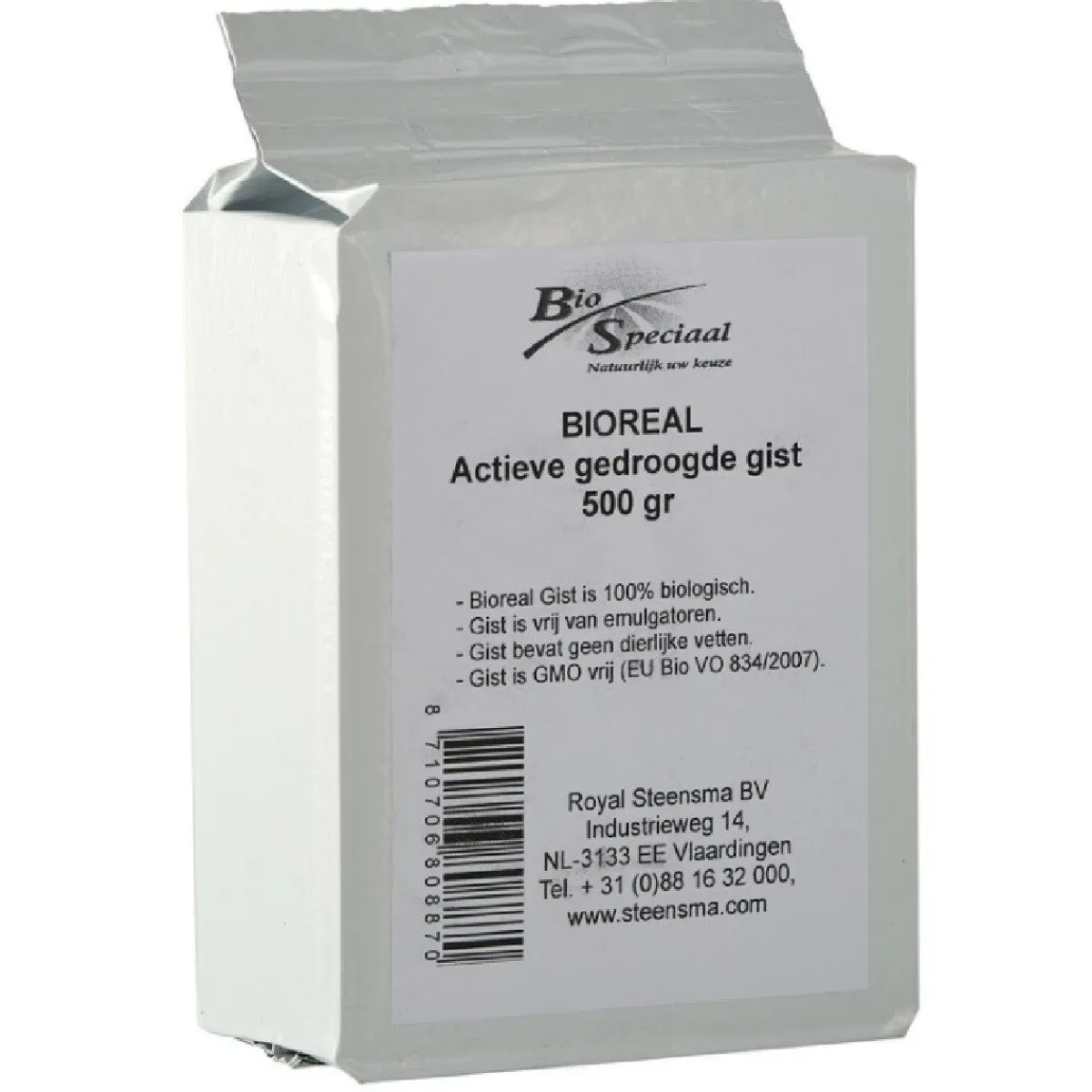 Overig Gist Biologisch 500g New