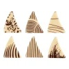 Günthart Chocoladedecoratie Triangel Wit/Bruin Klein 162st. Outlet