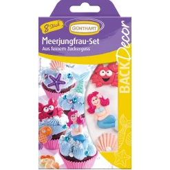 Günthart Suikerdecoratie Zeemeermin 8st. Outlet