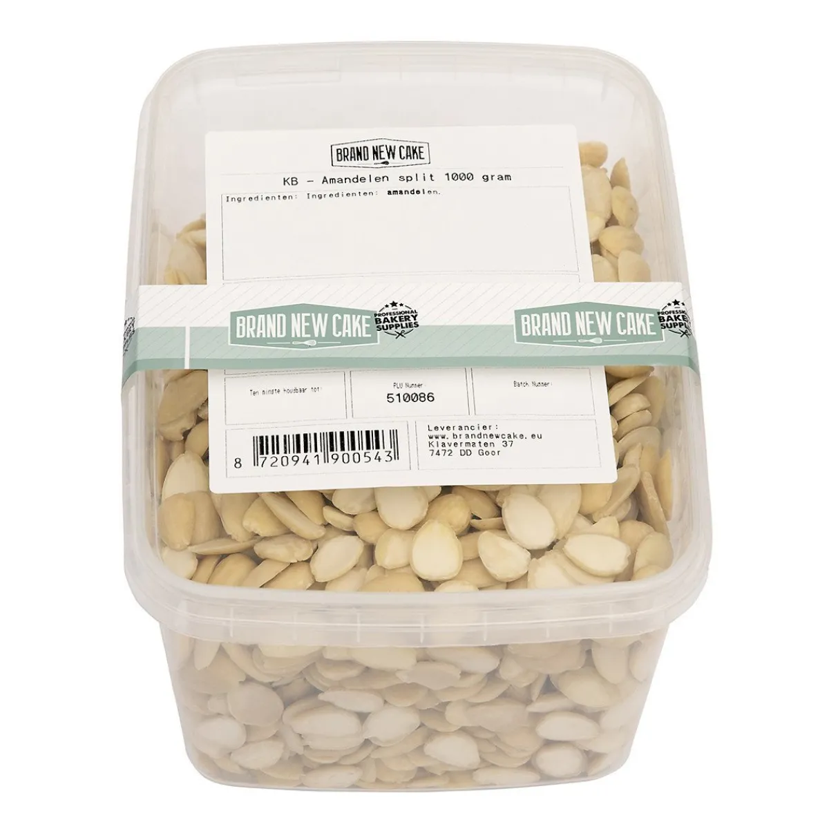 BrandNewCake Halve Amandelen (Split) 1kg