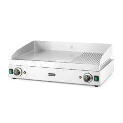Hendi Bakplaat 1/3 geribbeld 2/3 glad 1/3 geribd 230V/3500W Outlet