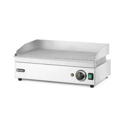 Hendi Bakplaat geribbeld 220V/2400W Hot