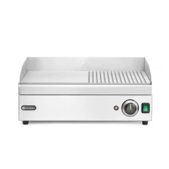 Hendi Bakplaat half geribbeld 220V/2400W Clearance