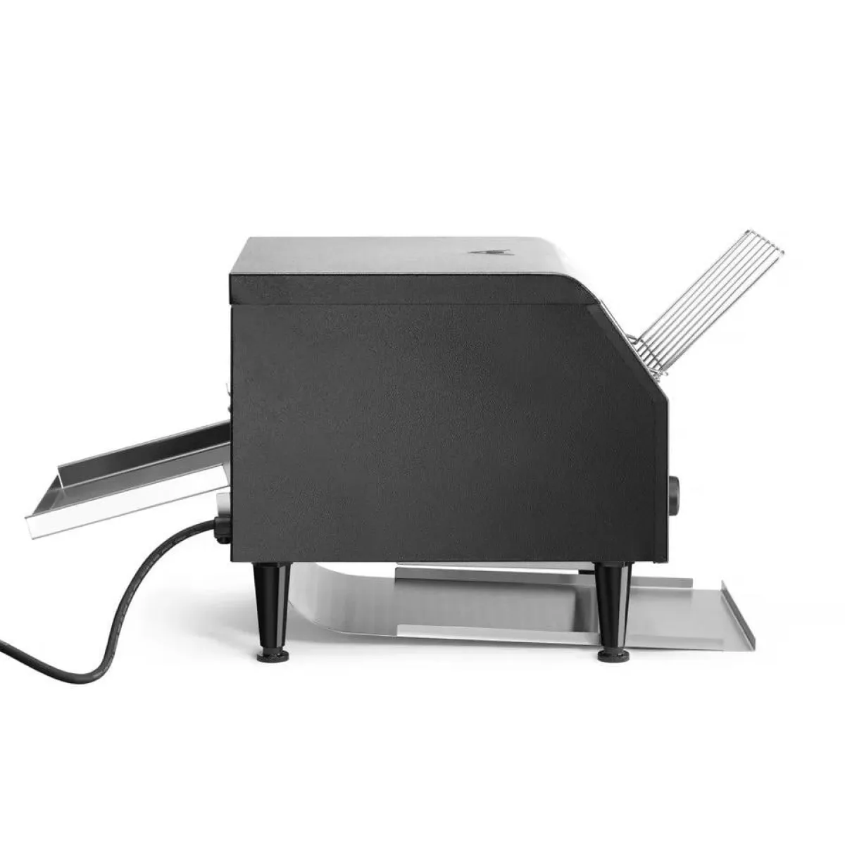 Hendi Doorloop broodrooster Zwart Hot