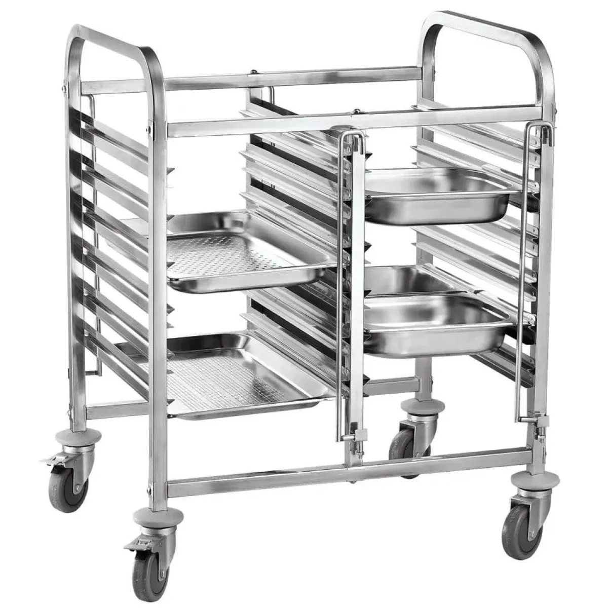 Hendi Dubbele regaalwagen - 12 x GN 1/1 810x610x(H)960mm Outlet