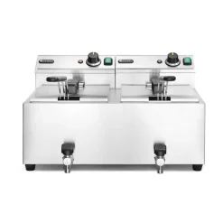 Hendi Friteuse met aftapkraan - 2 x 8L Online