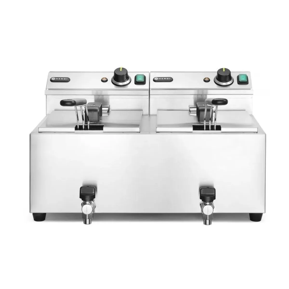 Hendi Friteuse met aftapkraan - 2 x 8L Online
