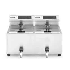 Hendi Friteuse met aftapkraan digitaal - 2 x 8L Sale
