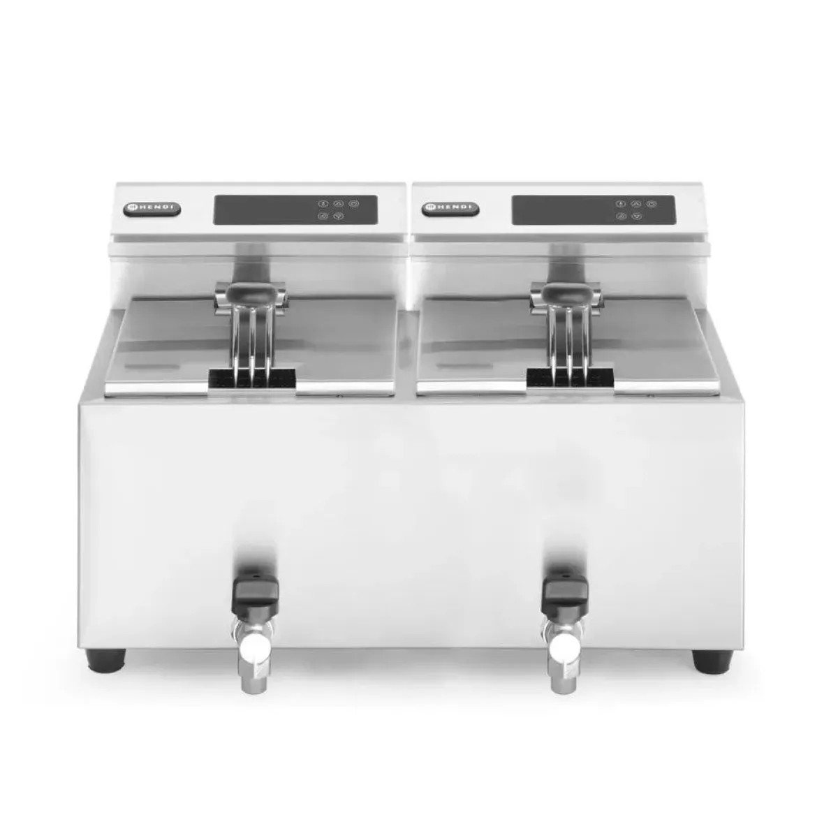 Hendi Friteuse met aftapkraan digitaal - 2 x 8L Sale