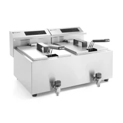 Hendi Friteuse met aftapkraan digitaal - 2 x 8L Sale