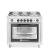 Hendi Gasfornuis - 5 pits met elektrische oven Outlet