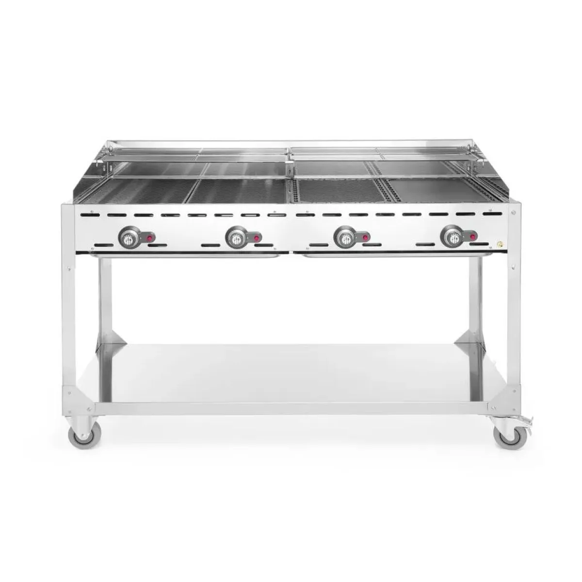 Hendi Green Fire 4 branders- 2 bakplaten + 2 GN1/1 roosters Sale