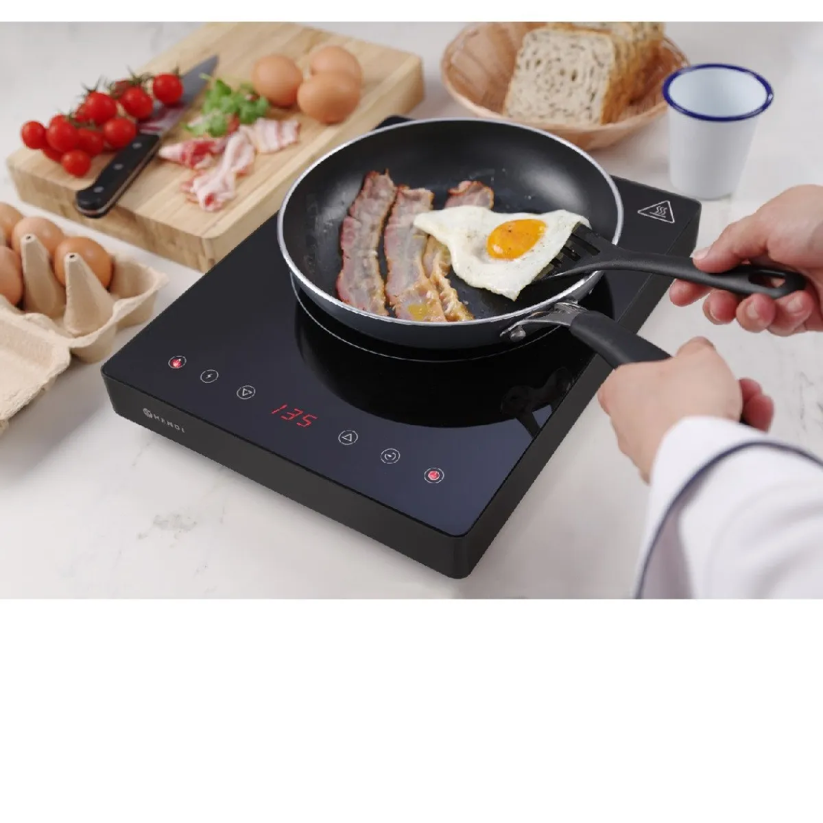 Hendi Inductiekookplaat 2000W Kitchen Line Clearance