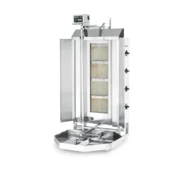 Hendi Kebabgrill gas 13kW 735x745x(H)1110mm