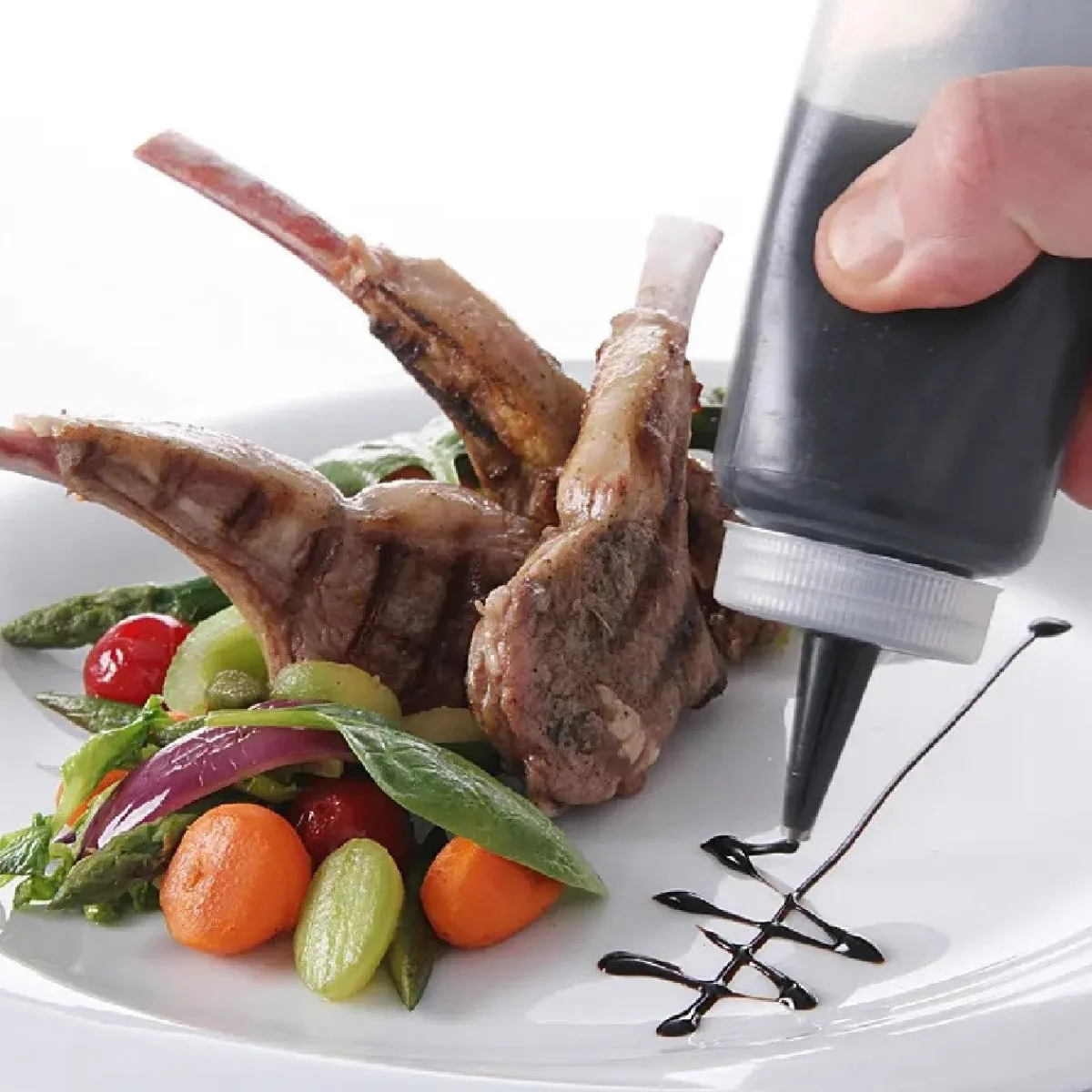 Hendi Knijpfles Transparant 20cl Outlet