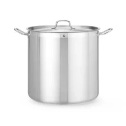 Hendi Kookpan hoog 9L met deksel ⌀240x(H)200 Outlet