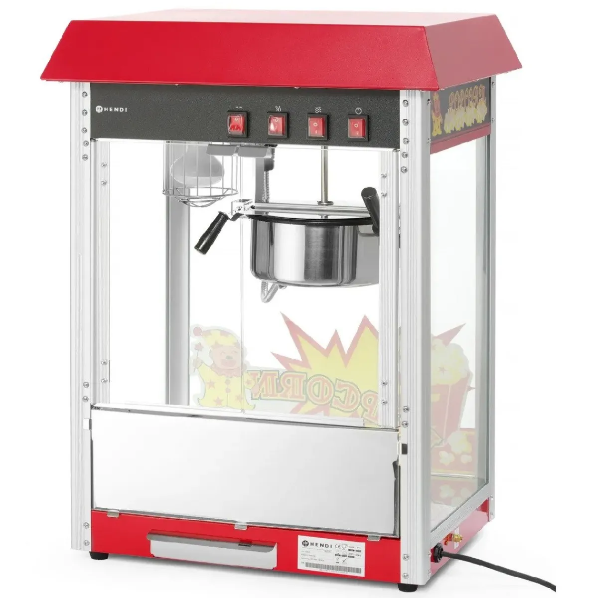 Hendi Popcornmachine Rood Discount