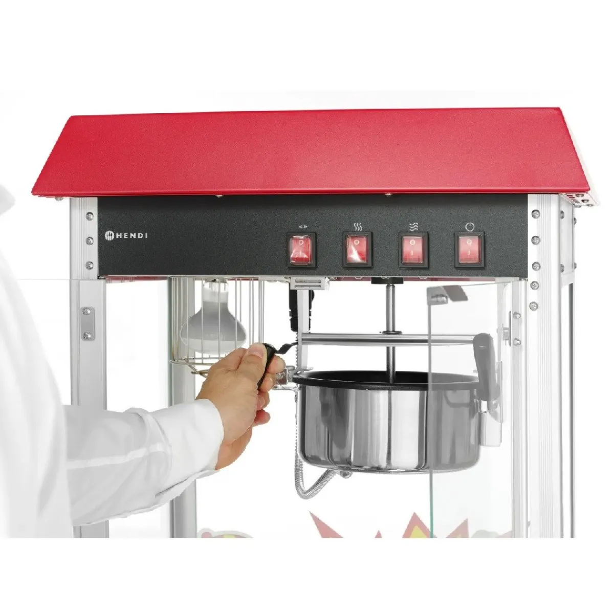 Hendi Popcornmachine Rood Discount