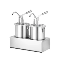 Hendi Sauspomp roestvast staal set 2 stuks 2x 4,5L Sale
