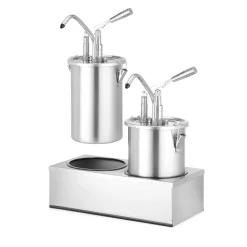 Hendi Sauspomp roestvast staal set 2 stuks 2x 4,5L Sale