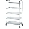 Hendi Serveerwagen 5 plateaus
