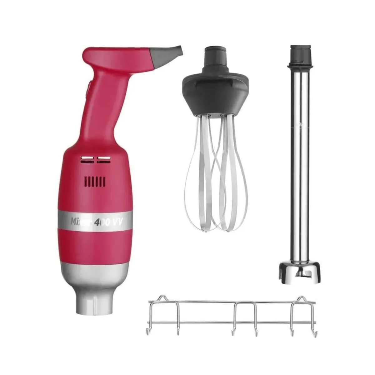 Hendi Staafmixer 400 met regelbare snelheid en opbergrek Discount