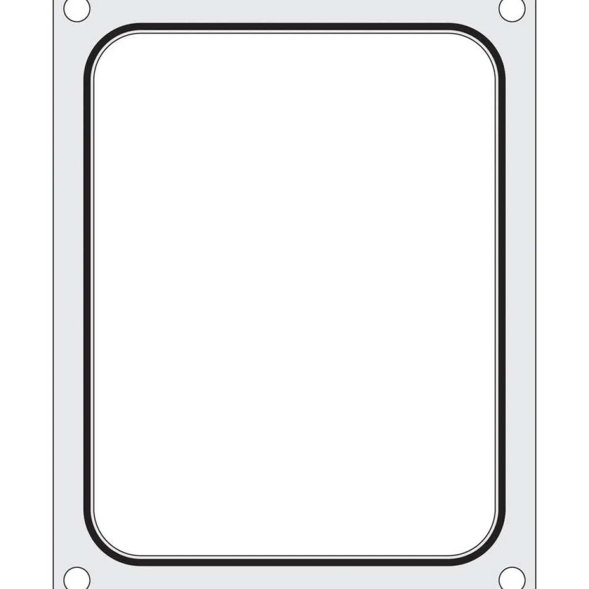 Hendi Traysealer matrix container 227x178 mm Online