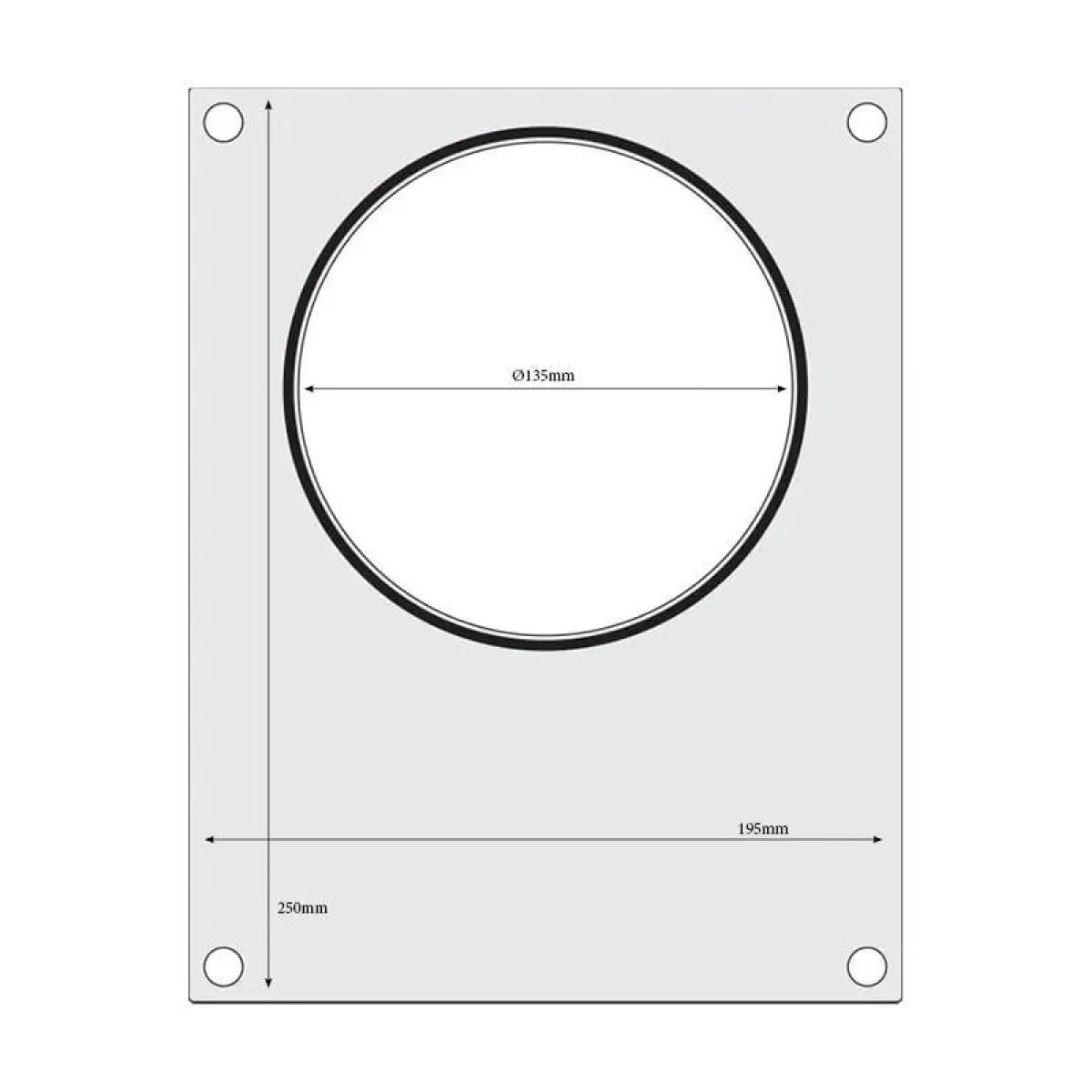 Hendi Traysealer matrix soepcontainer ø165 mm New