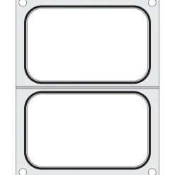 Hendi Traysealer matrix 2x container 178x113 mm Clearance