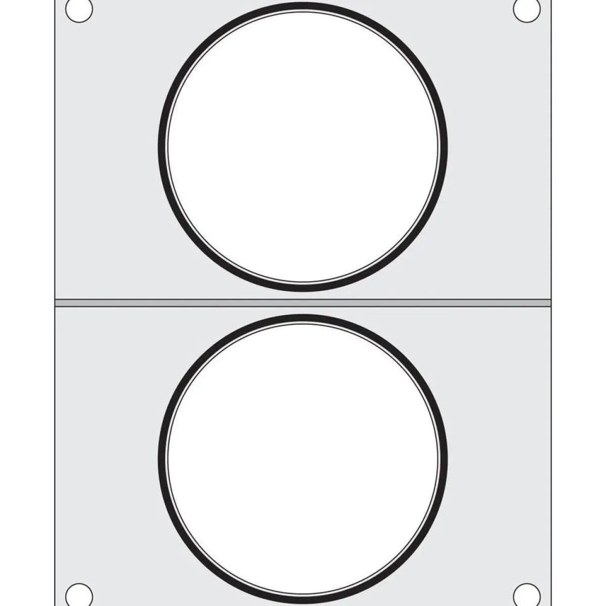 Hendi Traysealer matrix 2x soepcontainer ø115 mm