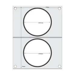 Hendi Traysealer matrix 2x soepcontainer ø115 mm