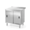 Hendi Wandwerktafel met kast Profi Line 800x600x(H)850mm Clearance