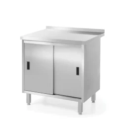 Hendi Wandwerktafel met kast Profi Line 800x600x(H)850mm Clearance