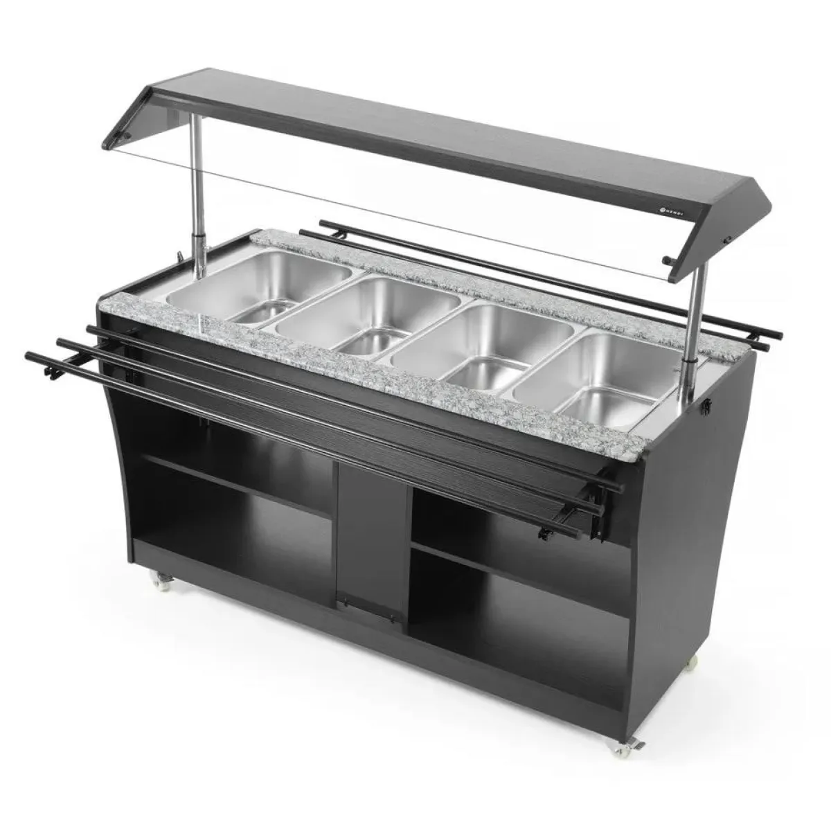 Hendi Warm buffet display incl. 4x GN1/1 Online