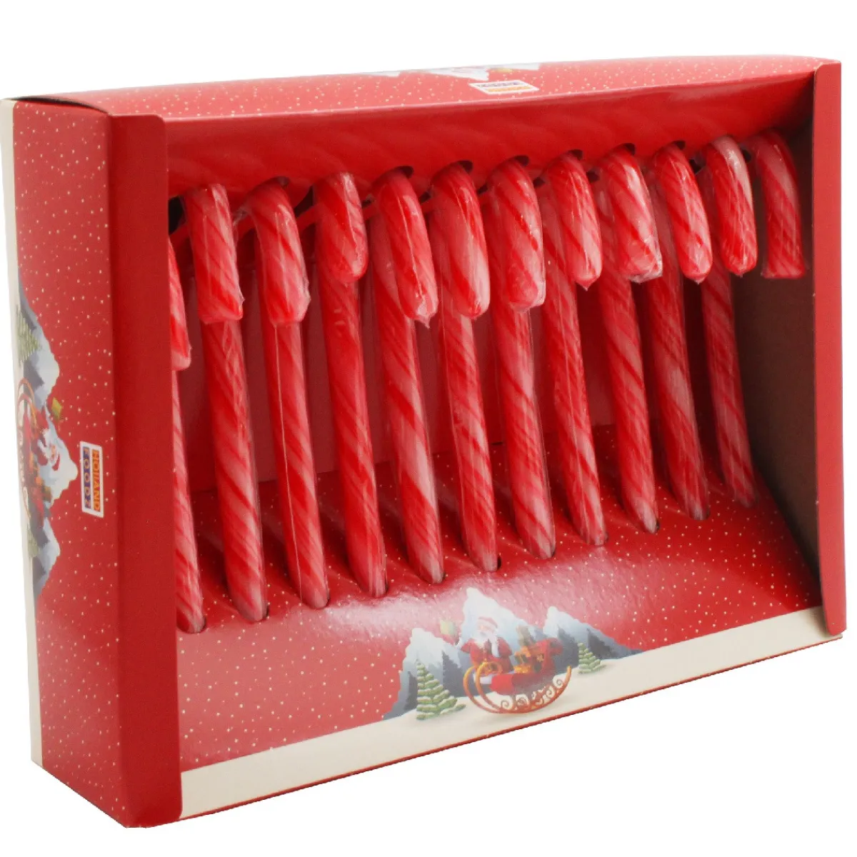 Holland Foodz Zuurstok Rood-Wit 12st. Sale