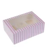 House of Marie HoM Cupcake Doosje 6 Circus (incl. tray met venster) 2st.