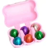 House of Marie HoM Eierdoos Roze 6 Kwarteleieren 40st.
