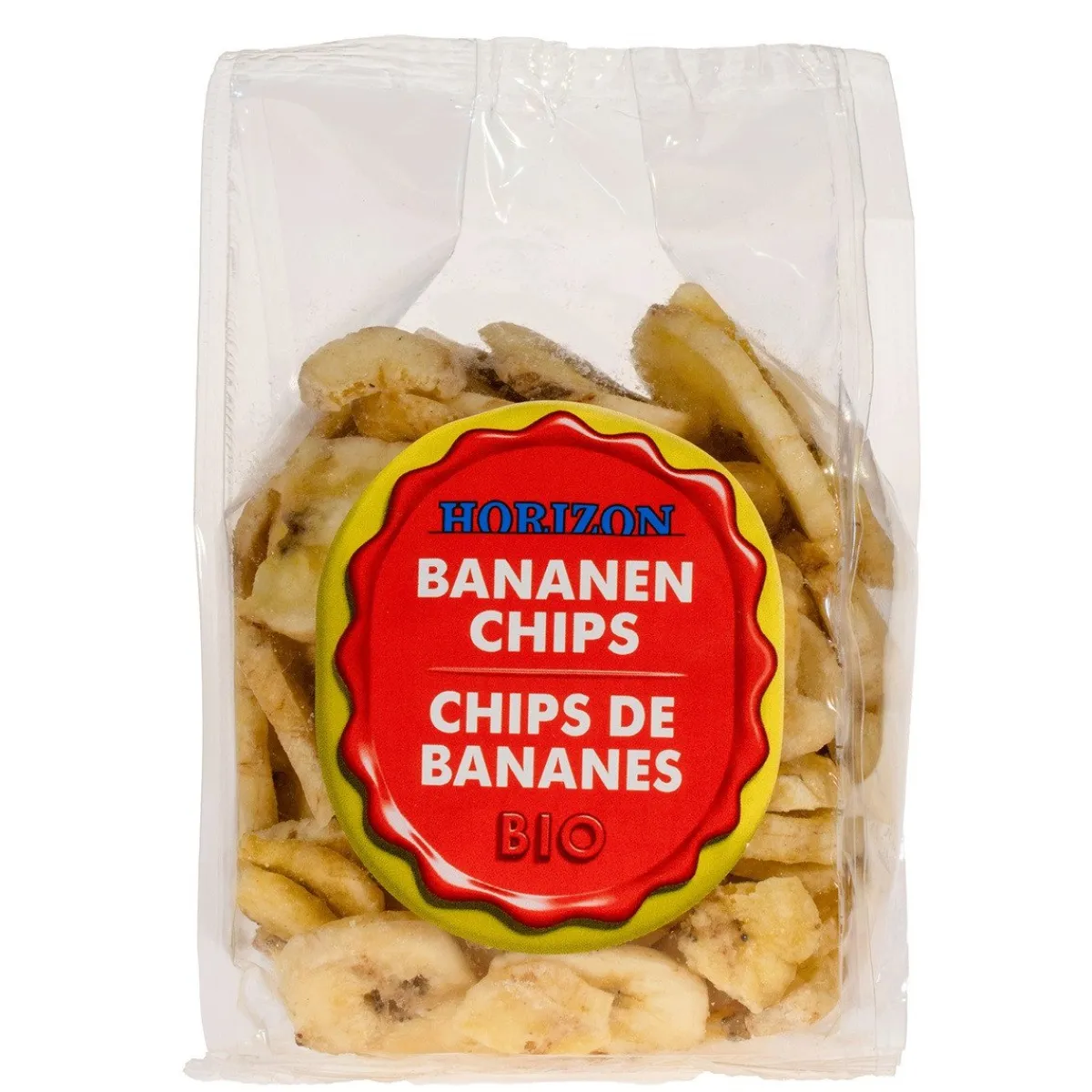 Horizon Bananen Chips Biologisch 125g Hot